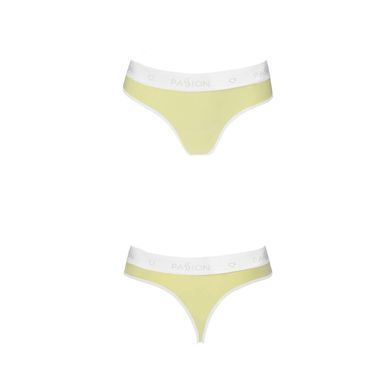 Спортивные трусики-стринги Passion PS007 PANTIES yellow, size XL
