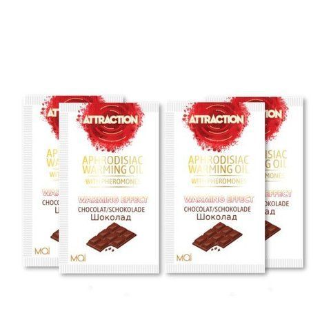 Пробник массажного масла с феромонами MAI PHEROMON MASSAGE OIL CHOCOLATE (10 мл)
