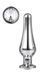 DT21824 анальна пробка конічної форми Dream Toys GLEAMING LOVE SILVER PLEASURE PLUG M
