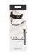 Нашийник з повідцем NS Novelties Sinful Black Collar
