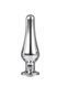 DT21824 анальна пробка конічної форми Dream Toys GLEAMING LOVE SILVER PLEASURE PLUG M