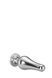DT21824 анальна пробка конічної форми Dream Toys GLEAMING LOVE SILVER PLEASURE PLUG M