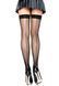 Leg Avenue Backseam Thigh Highs OS Black