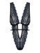Боди сексуальный кружевной Obsessive Belisis teddy black S/M