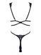 Боди сексуальный кружевной Obsessive Belisis teddy black S/M