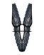 Боди сексуальный кружевной Obsessive Belisis teddy black S/M