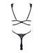 Боди сексуальный кружевной Obsessive Belisis teddy black S/M