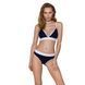 Спортивний топ з подвійними бретелями Passion PS007 TOP navy blue, size S
