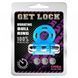 CH77002 ерекційне кільце з вібропулею GET LOCK Blue