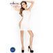 Бодистокинг Passion BS026 white, платье-сетка на бретелях, Белый