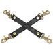 Крестообразный фиксатор Fifty Shades of Grey Bound to You Faux Leather Hogtie, Черный