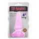 Анальна&nbsp;пробка&nbsp;з додатковим поглибленням для вібропулі Chisa&nbsp;Hi-Basic&nbsp;Sassy&nbsp;An, рожева