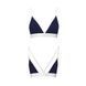 Спортивний топ з подвійними бретелями Passion PS007 TOP navy blue, size S