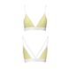 Спортивный топ с двойными бретелями Passion PS007 TOP yellow, size M