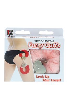 Наручники з хутром Dream toys Metal Handcuff, рожевий