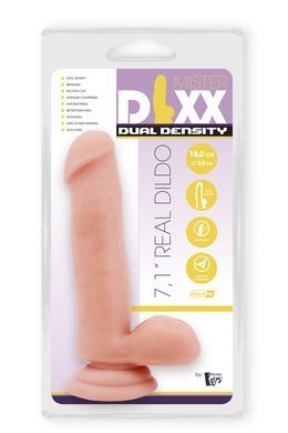 Фалоімітатор з подвійною щільністю Mr. DIXX 7.1INCH DUAL DENSITY DILDO