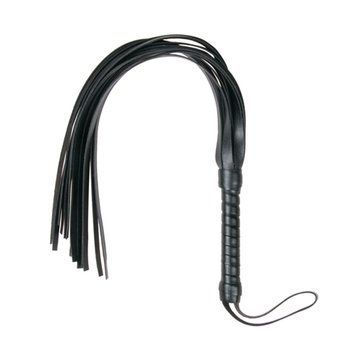 Плетка&nbsp;EasyToys Small&nbsp;Leather&nbsp;Flogger, Черный