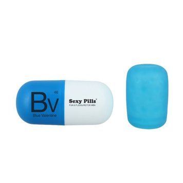 Мастурбатор пилюля Love To Love SEXY PILLS BLUE VALENTINE, Голубой