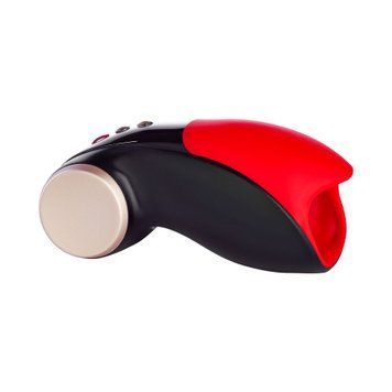 Мастурбатор для головки пениса Fun Factory COBRA LIBRE II black/red, 2 двигателя, игра без рук