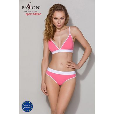 Спортивный топ с двойными бретелями Passion PS007 TOP pink, size XL