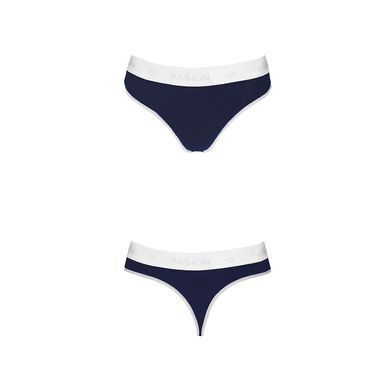 Спортивные трусики-стринги Passion PS007 PANTIES navy blue, size XL