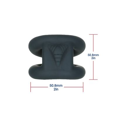 Двойное эрекционное кольцо LUX Active – Tug – Versatile Silicone Cock Ring