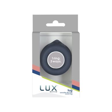 Двойное эрекционное кольцо LUX Active – Tug – Versatile Silicone Cock Ring