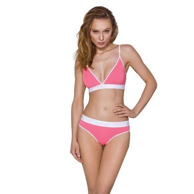 Спортивный топ с двойными бретелями Passion PS007 TOP pink, size XL