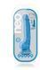 Фалоімітатор з подвійною щільністю NEO 7.5 INCH COCK W. BALLS BLUE