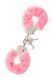 Наручники з хутром Dream toys Metal Handcuff, рожевий