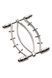Затискач для вагіни Master Series: Spread 'Em Poker Vagina Clamp with Adjustable Pressure Screws, ши