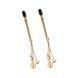 Затискачі для сосків Art of Sex - Nipple Clamps Golden Clover