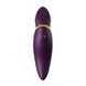 Вибратор 2в1 с язычком Zalo &mdash; Hero Twilight Purple, кристалл Swarovski