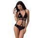 Боди монокини под латекс LAMIS BODY black L/XL - Passion Exclusive
