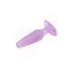 Анальная&nbsp;пробка Hi-Rubber&nbsp;Purple&nbsp;Chisa
