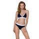 Спортивний топ з подвійними бретелями Passion PS007 TOP navy blue, size XL