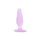 Анальная&nbsp;пробка Hi-Rubber&nbsp;Purple&nbsp;Chisa