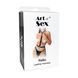 Портупея жіноча Art of Sex - Keliya Leather harness, натуральна шкіра, розмір XS-2XL, колір чорний