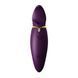 Вибратор 2в1 с язычком Zalo &mdash; Hero Twilight Purple, кристалл Swarovski
