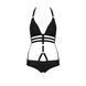 Боди монокини под латекс LAMIS BODY black L/XL - Passion Exclusive