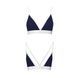 Спортивний топ з подвійними бретелями Passion PS007 TOP navy blue, size L