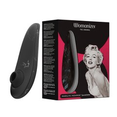 Вакуумный стимулятор клитора Womanizer Marilyn Monroe Black Marble