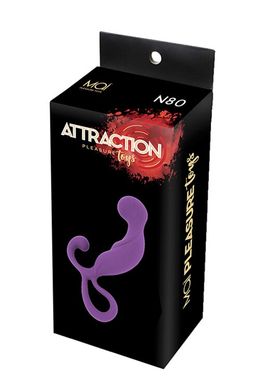 Масажери простати MAI Attraction Toys №80 Purple, довжина 13,4 см, діаметр 3,2 см