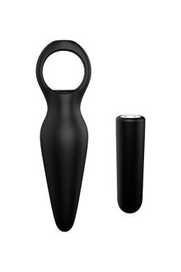 Анальная пробка с вибрацией Dream Toys CHEEKY LOVE TAPERED PLUG BLACK