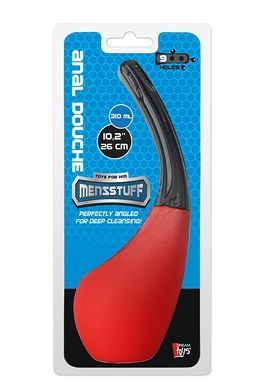 Анальний душ із 9 отворами Dream Toys Menzstuff, об'єм 310 мл, червоний