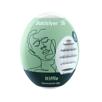 Самосмазывающийся мастурбатор-яйцо Satisfyer Egg Riffle