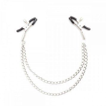 F61313 Зажимы&nbsp;для&nbsp;сосков&nbsp;c двойной цепочкой Loveshop Double Chain