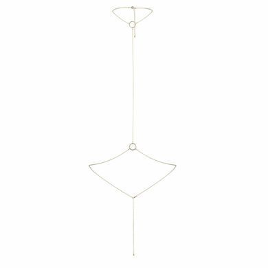 Цепочка на шею и пояс Bijoux Indiscrets Magnifique I Body Chain - sILVER, украшение на тело
