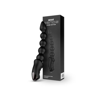 Анальный вибратор-бусы Nexus BENDZ Bendable Vibrator Probe Edition, эффект памяти формы