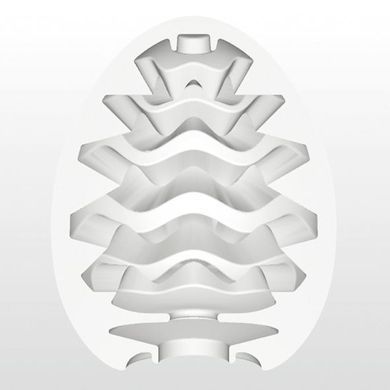 Мастурбатор яйцо Tenga Egg Wavy (Волнистый), Белый